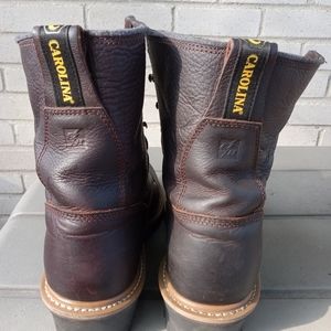 Carolina men's 8 inch Elm Logger boots soft toe